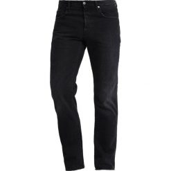 GStar 3301 STRAIGHT Jeansy Straight Leg higa black denim/medium aged rinsed. Czarne jeansy męskie marki G-Star, m, bez wzorów. Za 519,00 zł.