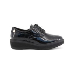 XTI Sneakersy 47517. Czarne sneakersy damskie Xti, z materiału. Za 173,00 zł.
