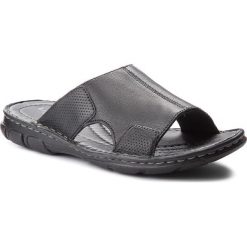 Klapki LASOCKI FOR MEN - MI08-C271-320-08 Czarny. Czarne klapki męskie Lasocki For Men, bez wzorów, ze skóry. Za 99,99 zł.