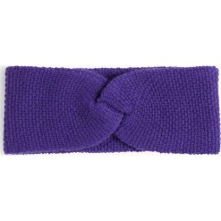 Marie Lund - Opaska damska z czystego kaszmiru, niebieski. Niebieskie opaski damskie Marie Lund, bez wzorów, z kaszmiru. Za 119,95 zł.