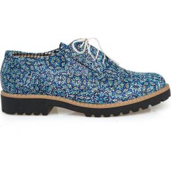 Półbuty - skóra naturalna - model 258 - kolor mozaika. Półbuty damskie Zapato, bez wzorów, ze skóry, bez obcasa, bez zapięcia. W wyprzedaży za 173,40 zł.