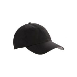 Czapka z daszkiem do golfa. Czarne czapki z daszkiem damskie marki INESIS, z materiału. Za 19,99 zł.