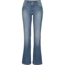 Boyfriendy damskie: Dżinsy ze stretchem BOOTCUT bonprix niebieski