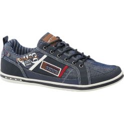 Półbuty męskie Venture by Camp David niebieskie. Niebieskie półbuty męskie Venture by Camp David, bez wzorów, z materiału, na sznurówki. Za 139,90 zł.