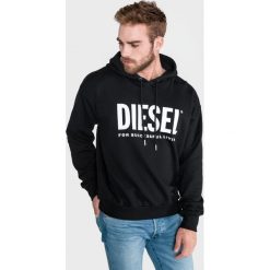 Diesel S-Division Bluza Czarny. Czarne bluzy męskie Diesel, s, z nadrukiem, z bawełny, bez kołnierzyka, bez rękawów, bez kaptura. Za 476,95 zł.