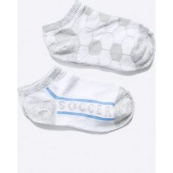 Blukids - Skarpetki dziecięce (2-pack). Szare skarpetki chłopięce Blukids, bez wzorów, z elastanu. W wyprzedaży za 9,90 zł.