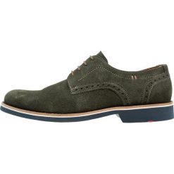 Lloyd FLOYD Eleganckie buty green. Zielone buty wizytowe męskie Lloyd, z materiału, na sznurówki. W wyprzedaży za 428,35 zł.