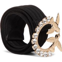 Pasek Damski PINKO - Wilde Jewel Belt 20201 PLTT 1P21QN.Y691 Black Z99. Czarne paski damskie Pinko, w paski, ze skóry. Za 549,00 zł.