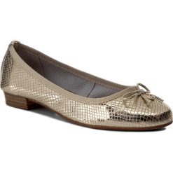 Baleriny damskie: Baleriny KAZAR – Grace 24125-L2-13 Złoty