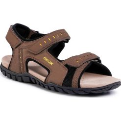 Sandały GEOX - U Sand. Mito A U02Q2A 000CE C6005 Chocolate. Pomarańczowe klapki męskie Geox, ze skóry ekologicznej, bez zapięcia. Za 309,00 zł.