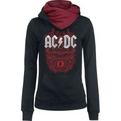 Bluzy rozpinane damskie: AC/DC Rock N Roll Train Bluza z kapturem damska czarny/czerwony