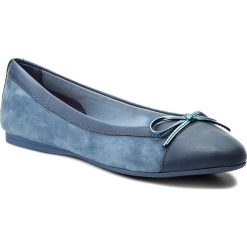 Baleriny damskie: Baleriny TOMMY HILFIGER – Basic Kid Suede Ballerina FW0FW02541 English Manor 415