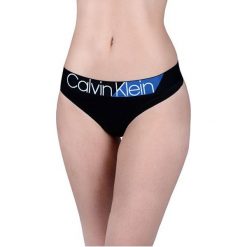 Calvin Klein Damskie Stringi W Black Majteczki. W / Commodore Blue qf4937e-001 (Rozmiar S). Niebieskie stringi damskie marki Calvin Klein, s. W wyprzedaży za 100,00 zł.