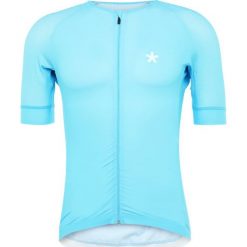 HUEZ STARMAN Tshirt z nadrukiem sky blue. Niebieskie koszulki męskie HUEZ, s, z nadrukiem, z elastanu, sportowe, bez kołnierzyka, bez rękawów. Za 639,00 zł.