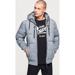 Pikowana kurtka na zimę - Szary. Szare kurtki męskie pikowane Cropp, na zimę, l. Za 249,99 zł.