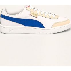 Puma - Buty Court Legend Lo CV. Białe sneakersy męskie Puma, z materiału, na sznurówki. Za 279,90 zł.