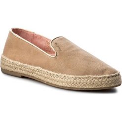 Espadryle GANT - Krista 14573625 Putty Cream Beige G27. Brązowe espadryle damskie GANT, ze skóry. W wyprzedaży za 259,00 zł.