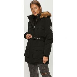 Brave Soul - Kurtka. Czarne kurtki damskie Brave Soul, s, w paski, z elastanu, długie. Za 319,90 zł.