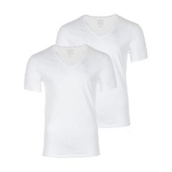 Calvin Klein zestaw t-shirtów męskich 2 szt. S biały. Białe koszulki męskie Calvin Klein, s, bez wzorów, bez kołnierzyka, bez rękawów. Za 169,00 zł.
