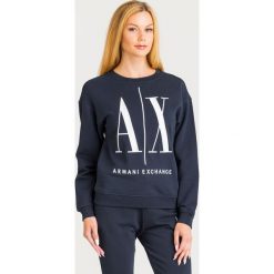 BLUZA Armani Exchange. Białe bluzy damskie Armani Exchange, s, z haftami, z bawełny, bez rękawów, bez kaptura. Za 379,00 zł.