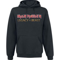 Iron Maiden Eddie On Bass Bluza z kapturem czarny. Czarne bluzy męskie rozpinane marki Iron Maiden, m, z kapturem. Za 164,90 zł.