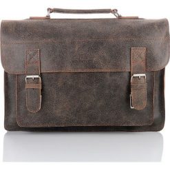 RANGER Skórzana torba Paolo Peruzzi Jasnobrązowa. Pomarańczowe torby męskie skórzane Paolo Peruzzi, w paski, ze skóry. Za 349,00 zł.