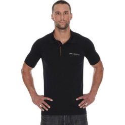 Brubeck Koszulka męska polo Prestige z krótkim rękawem czarna r. XXL (SS10920). Czarne koszulki sportowe męskie marki Brubeck, xxl, z krótkim rękawem. Za 105,55 zł.