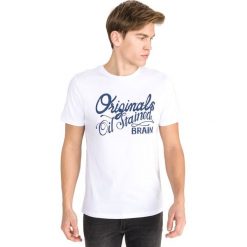 Jack & Jones Zugga Koszulka Biały. Białe podkoszulki męskie l, z nadrukiem, z bawełny, krótkie. Za 64,95 zł.