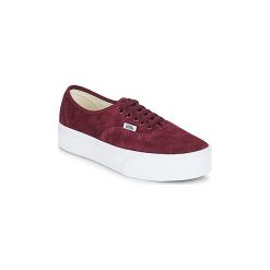 Buty Vans AUTHENTIC PLATFORM 2.0. Czerwone trampki i tenisówki damskie marki Vans, bez wzorów, bez zapięcia. Za 279,20 zł.