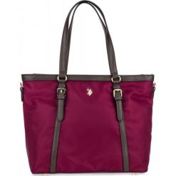 U.S. POLO ASSN. torebka Houston Shopping bordowa. Czerwone torebki klasyczne damskie U.S. Polo Assn., bez wzorów, bez dodatków. Za 409,00 zł.