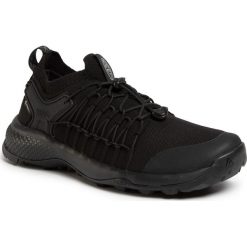 Trekkingi KEEN - Explore Uneek 1021795 Triple Black/Black. Czarne trapery męskie Keen, z tworzywa sztucznego, bez zapięcia. W wyprzedaży za 359,00 zł.