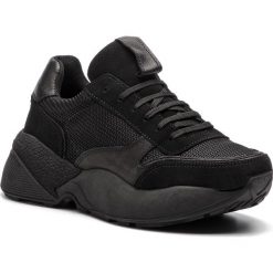Sneakersy EVA MINGE - Bermillo 4B 18PM1372670EF 601. Czarne półbuty damskie marki Eva Minge, na co dzień, bez wzorów, ze skóry, bez obcasa, na koturnie, bez zapięcia. Za 439,00 zł.