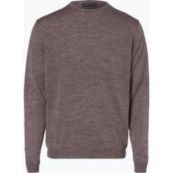 Finshley & Harding - Sweter męski z dodatkiem wełny merino, szary. Szare swetry klasyczne męskie Finshley & Harding, m, z aplikacjami, z dzianiny. Za 179,95 zł.