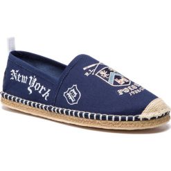 Espadryle POLO RALPH LAUREN - Barron 803735611001 Navy. Niebieskie espadryle męskie Polo Ralph Lauren, na co dzień, bez wzorów, z tworzywa sztucznego, bez zapięcia. W wyprzedaży za 299,00 zł.