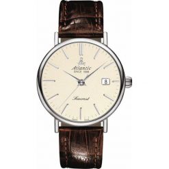 Zegarek Atlantic Męski Seacrest 50354.41.91 Szafirowe szkło brązowy. Brązowe zegarki męskie Atlantic, szklane. Za 1165,00 zł.