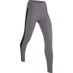 Legginsy sportowe damskie: Legginsy sportowe, długie bonprix szary melanż