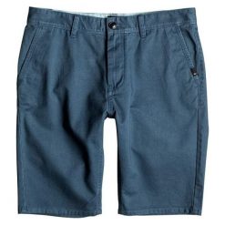 Quiksilver Męska Codzienne Chino Short Shorts Indian Teal eqyws03252-bqk0 (Rozmiar 32). Szare spodenki sportowe męskie marki Quiksilver, m, bez wzorów, eleganckie. W wyprzedaży za 126,00 zł.