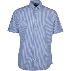 Koszule męskie na spinki: Koszula – Tailored – w kolorze niebiesko-białym