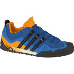 Adidas Terrex Swift Solo AQ5296. Niebieskie buty sportowe męskie Adidas, z tkaniny, bez zapięcia, adidas terrex. W wyprzedaży za 299,99 zł.