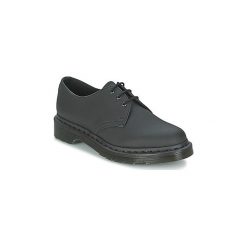 Derby Dr Martens 1461. Czarne półbuty damskie Dr. Martens, bez wzorów, bez zapięcia. Za 717,25 zł.