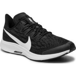 Buty NIKE - Air Zoom Pegasus 36 Gs AR4149 001 Black/White/Thunder/Grey. Czarne buty sportowe damskie Nike, bez wzorów, z tworzywa sztucznego, sportowe, do biegania. W wyprzedaży za 259,00 zł.