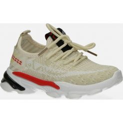 Beżowe buty sportowe sznurowane casu 2-21. Brązowe buty dziewczęce sportowe Casu, bez wzorów, na sznurówki. Za 39,99 zł.