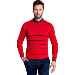 Sweter PIETRO SWTGPXX-0002SP. Czerwone swetry klasyczne męskie Giacomo Conti, m, z bawełny. Za 169,00 zł.