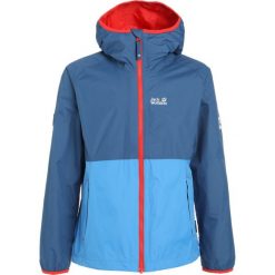 Jack Wolfskin RAINY DAYS BOYS Kurtka przeciwdeszczowa ocean wave. Niebieskie kurtki dziewczęce Jack Wolfskin, z materiału. Za 379,00 zł.