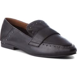 Lordsy INUOVO - 9076 Black. Czarne półbuty damskie Inuovo, ze skóry, bez obcasa, na obcasie. W wyprzedaży za 179,00 zł.