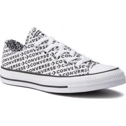 Trampki CONVERSE - Ctas Ox 164020C White/Black/White. Białe trampki i tenisówki damskie Converse, bez wzorów, z gumy, sportowe, bez zapięcia. W wyprzedaży za 219,00 zł.