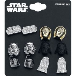 Star Wars Symbole Kolczyki - Earpin wielokolorowy. Czarne kolczyki damskie marki Star Wars. Za 62,90 zł.