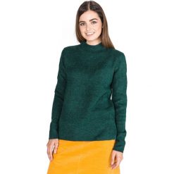 Tom Tailor Sweter Zielony. Zielone bluzy damskie Tom Tailor, l, bez wzorów, z elastanu, bez rękawów, bez kaptura. Za 212,95 zł.