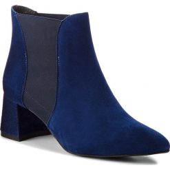 Botki GINO ROSSI - Hiromi DSH773-Z63-4900-5700-0 59. Niebieskie buty zimowe damskie Gino Rossi, z materiału, na obcasie. W wyprzedaży za 299,00 zł.