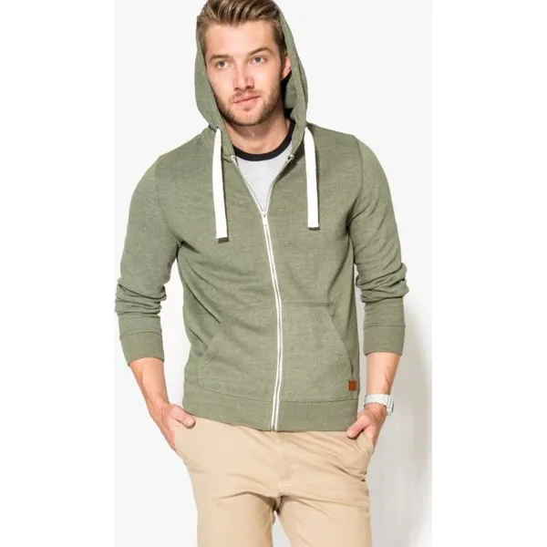 Confront Bluza Colorado , zielony, rozmiar L. Zielone bluzy męskie Confront, m, bez wzorów, z materiału, klasyczne, z kapturem, bez rękawów, z kapturem. W wyprzedaży za 47,99 zł.